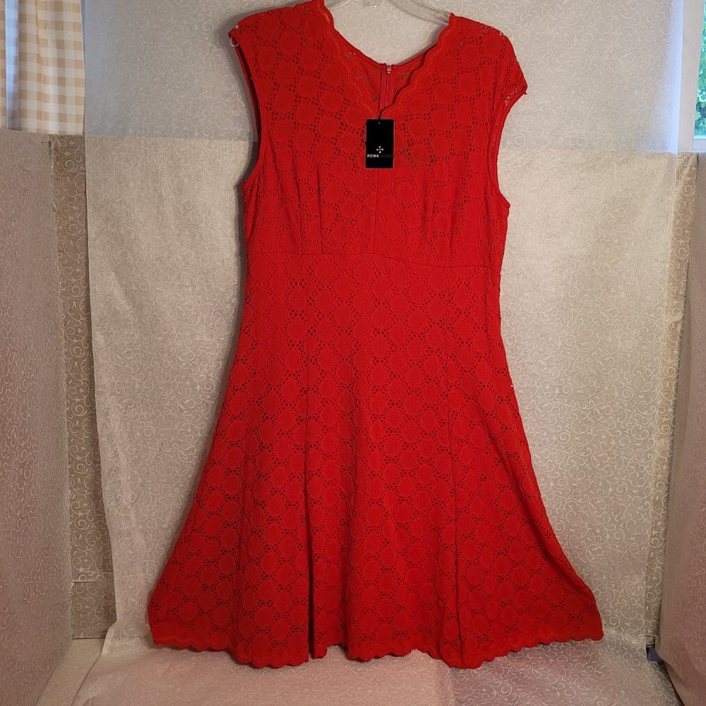 Ronni Nicole Fit and Flair  Dress Sz 12